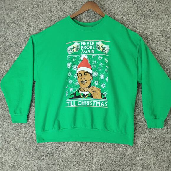 NBA Youngboy Green Never Broke Again Till Christmas Hip Hop Rap Sweatshirt - Picture 1 of 3